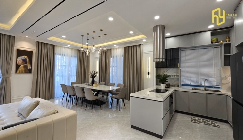 Ảnh design vs Ảnh thực tế công trình Hhome đã bàn giao