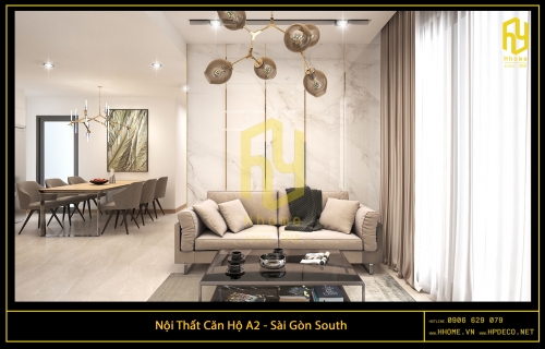 Project: Nội thất căn hộ A2 – Sài Gòn South